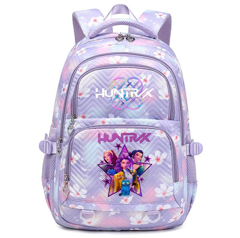 Мультяшный рюкзак с принтом K-Pop, студенческий подростковый рюкзак для мальчика, девочки, школьная сумка, детский подарок, женская водонепроницаемая дорожная сумка большой вместимости, Mochila