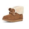 UGG Классические мини теплые повседневные модные ботильоны женские зимние сапоги каштановые 1109735-CHE
