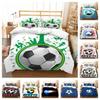 Комплект пододеяльников с наволочкой, 2/3 шт., чехол для постельного белья с 3D футбольным принтом, костюм, модная наволочка высокого класса