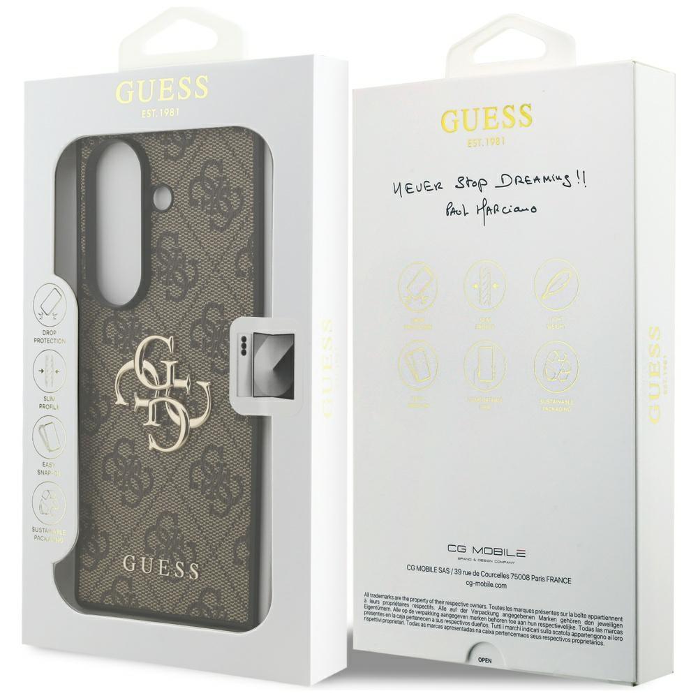 Etui Guess Big 4G Logo Classic Logo Do   Samsung Galaxy Z Fold7 Brązowy
