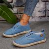 Canvas Shoes Women's Spring and Autumn New Lazy One-pedal Single Shoes Large Size Casual Women's Shoes