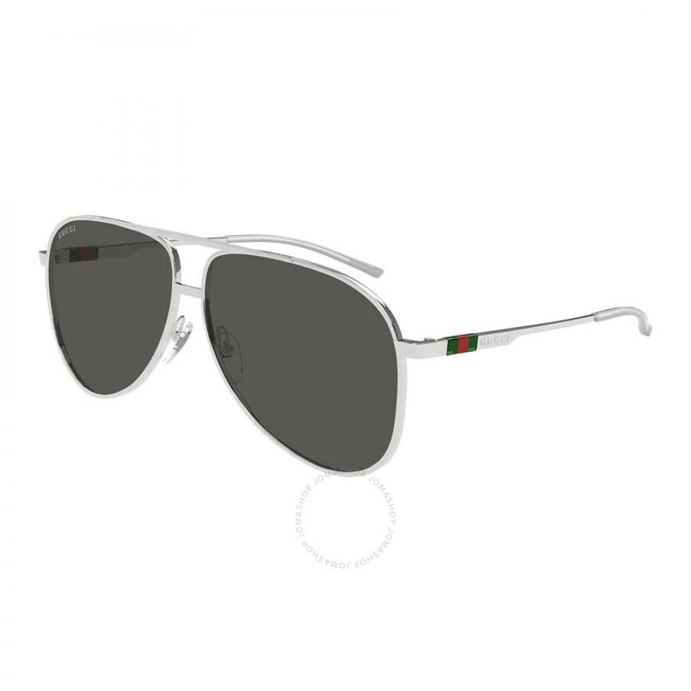 Gucci Мужские солнцезащитные очки-пилоты серого цвета gg1677S 001 62
