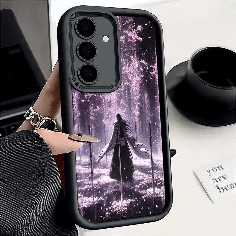 Чехол для телефона для Samsung Galaxy A17 A16 A15 A14 A13 Bleach Кучики Бьякуя A56 A36 A26 A55 A35 A25 A54 A34 A24 A53 A33 A23 A07 A06
