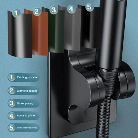 Душевая головка высокого давления с ручным управлением, 8 режимами распыления, функция верхнего распыления