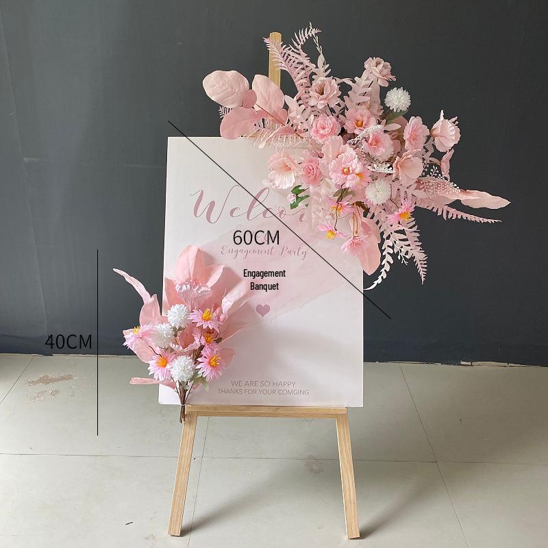 Искусственный Цветочный Декор для Свадебного Места Проведения: для Дорожки, Сцены и Банкетного Зала