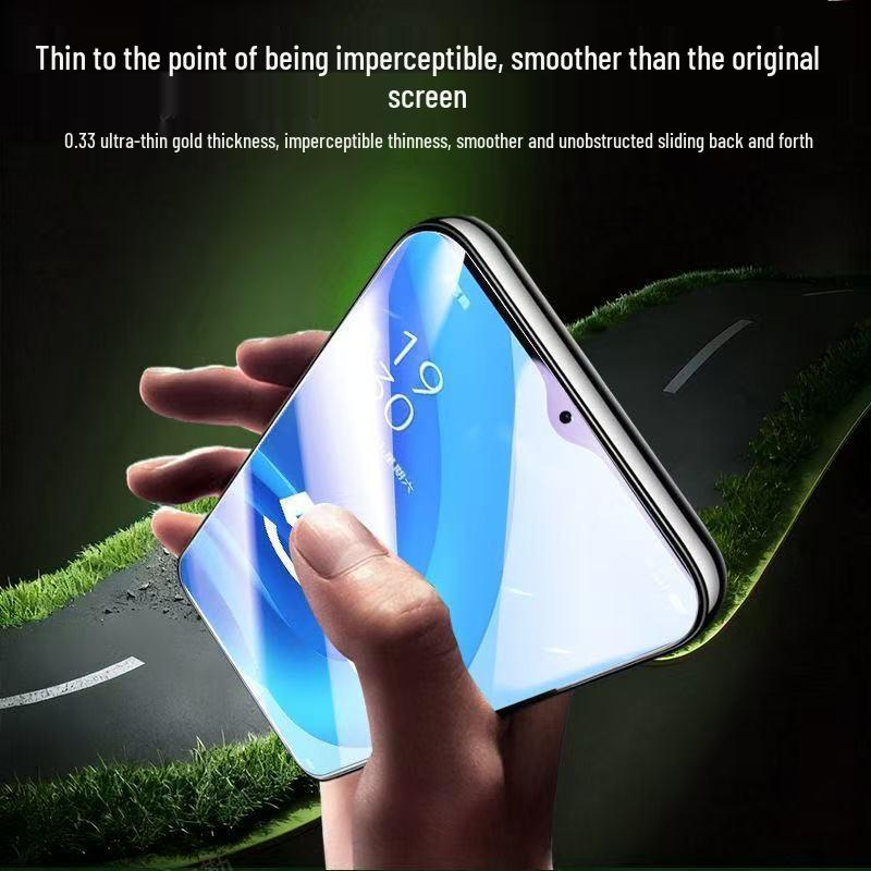 Защитное стекло для экрана OPPO A55/A56s, без белых краев, защита от синего света, полное покрытие