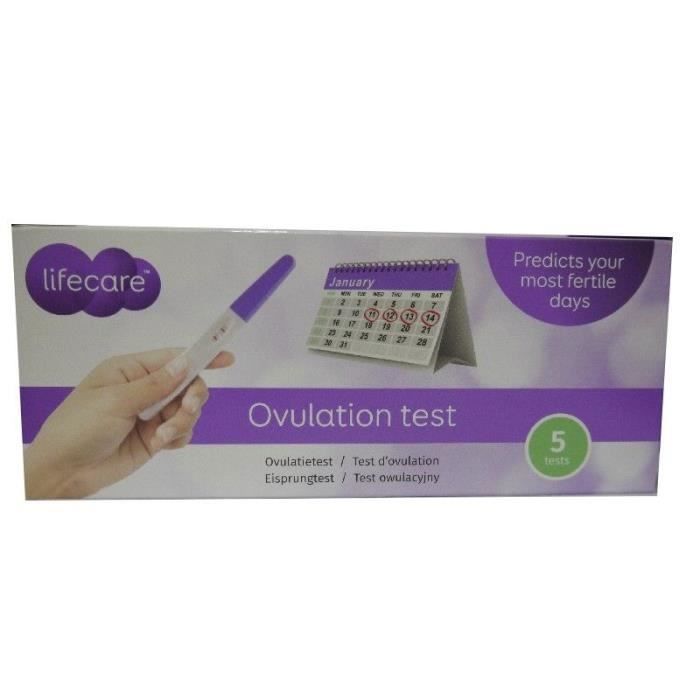 Lot 5 Test d'ovulation Lifecare