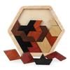 Interactive Wooden Geometry Puzzle Toys Pattern Cognitive Jigsaw Puzzle Board  Kindergarten Kids