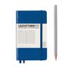 Leuchtturm Notebook, A6, Horizontal Ruled, Royal Blue, 344748, Officially Imported