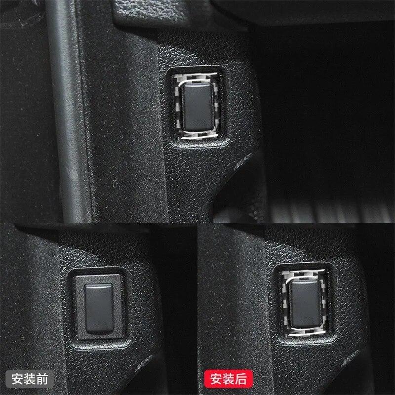 Кнопки автомобильного сиденья, наклейка, отделка из углеродного волокна, декоративные аксессуары для BMW 5 серии F10 528 525li 2011-2017