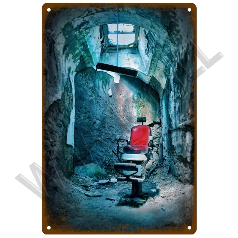 Парикмахерская Ретро Паб Бар украшения жестяная вывеска потертый шик домашний декор доска металлическая вывеска настенный постер винтажный декор искусство винтаж