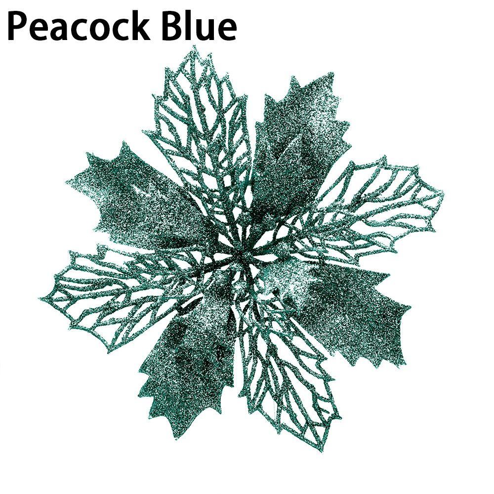 New Year Decor Christmas Flowers Fake Flowers Home Xmas Ornaments Christmas Tree Decorations