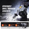 SucceBuy Electric Heavy Demolition Jack Hammer 1400W 2pcs Chisels Bits Chipping with Case 2900 BPM Concrete Breaker Gloves Black