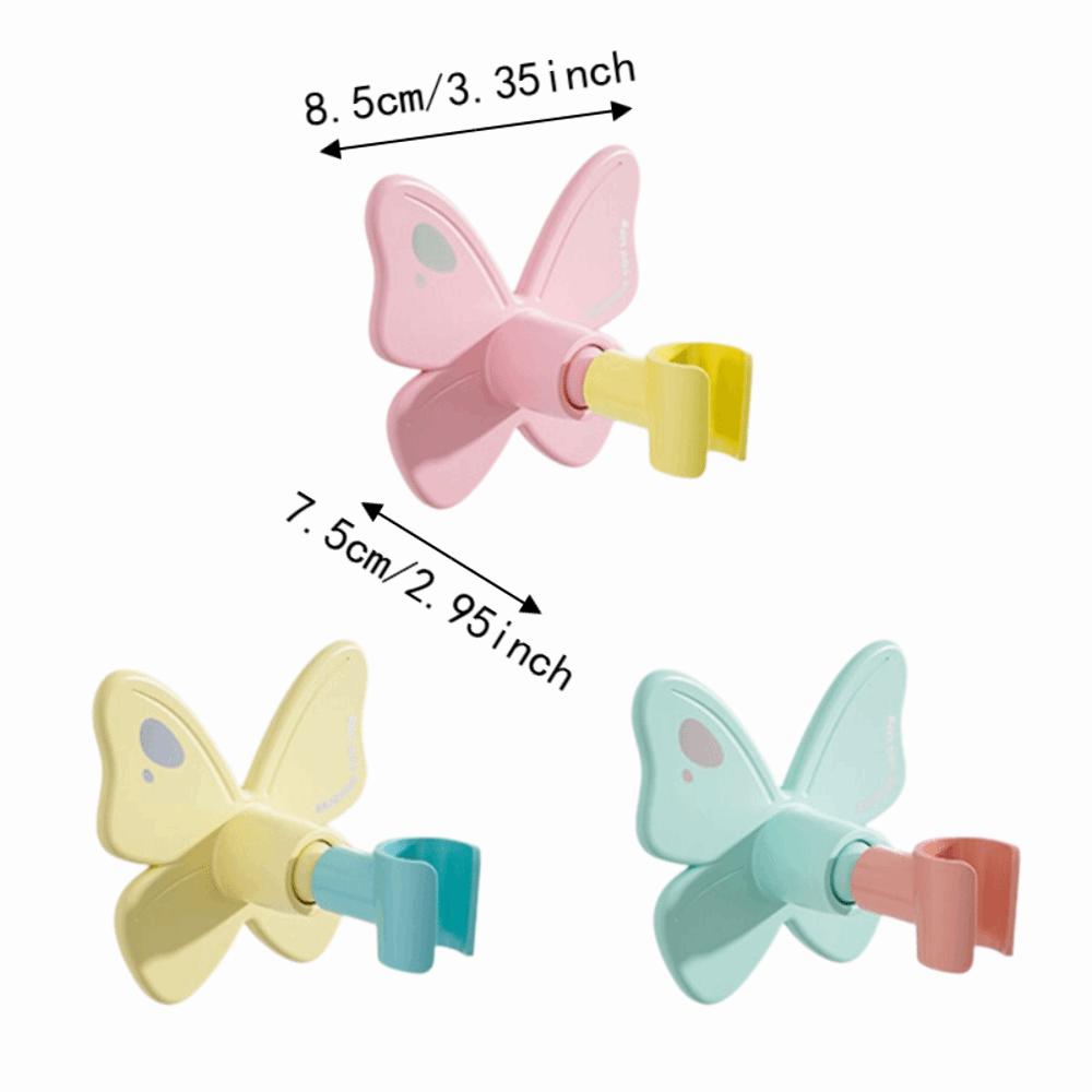 Cartoon Creative Shower Head Bracket Butterfly Shape Shower Hanging Rack Home Use