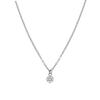 Collier En Argent 925 Et Zirconium Brillant Finition En Rhodié - Oris