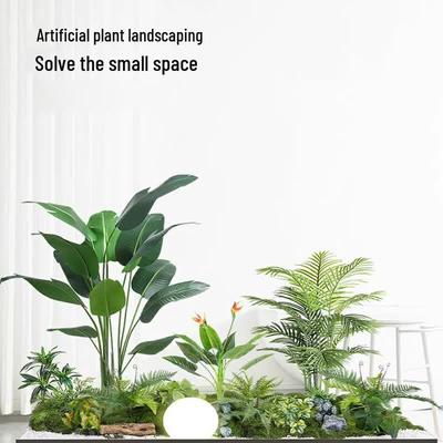 Artificial Traveler's Palm Plant for Balcony Decoration