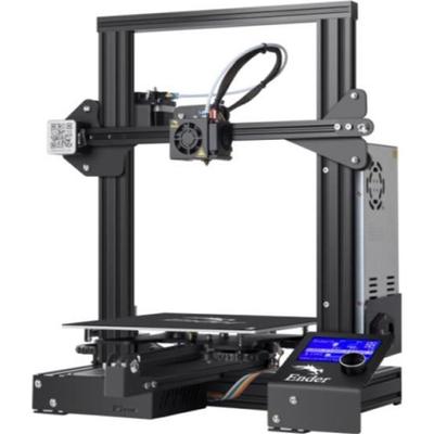 3D-принтер - Creality - Ender-3 - FDM - Черный - Большой объем печати