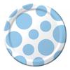 Paper Dotted Disposable Plates (Pack of 8)