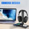3-в-1 Беспроводная зарядка Стойка для наушников для Airpods Max Настольный Держатель для игровых наушников Зарядная база для телефона Bluetooth Наушники
