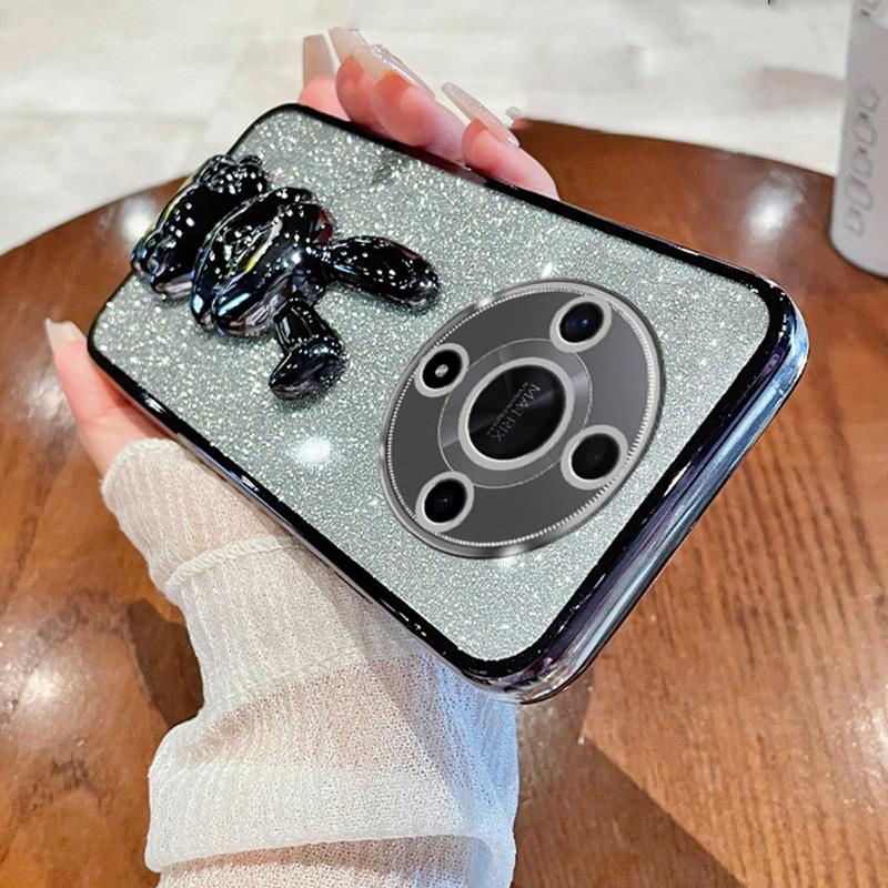 For Honor Magic6 Lite 5G/X9b 5G Case Cute Rabbit Shockproof Kickstand Phone Case