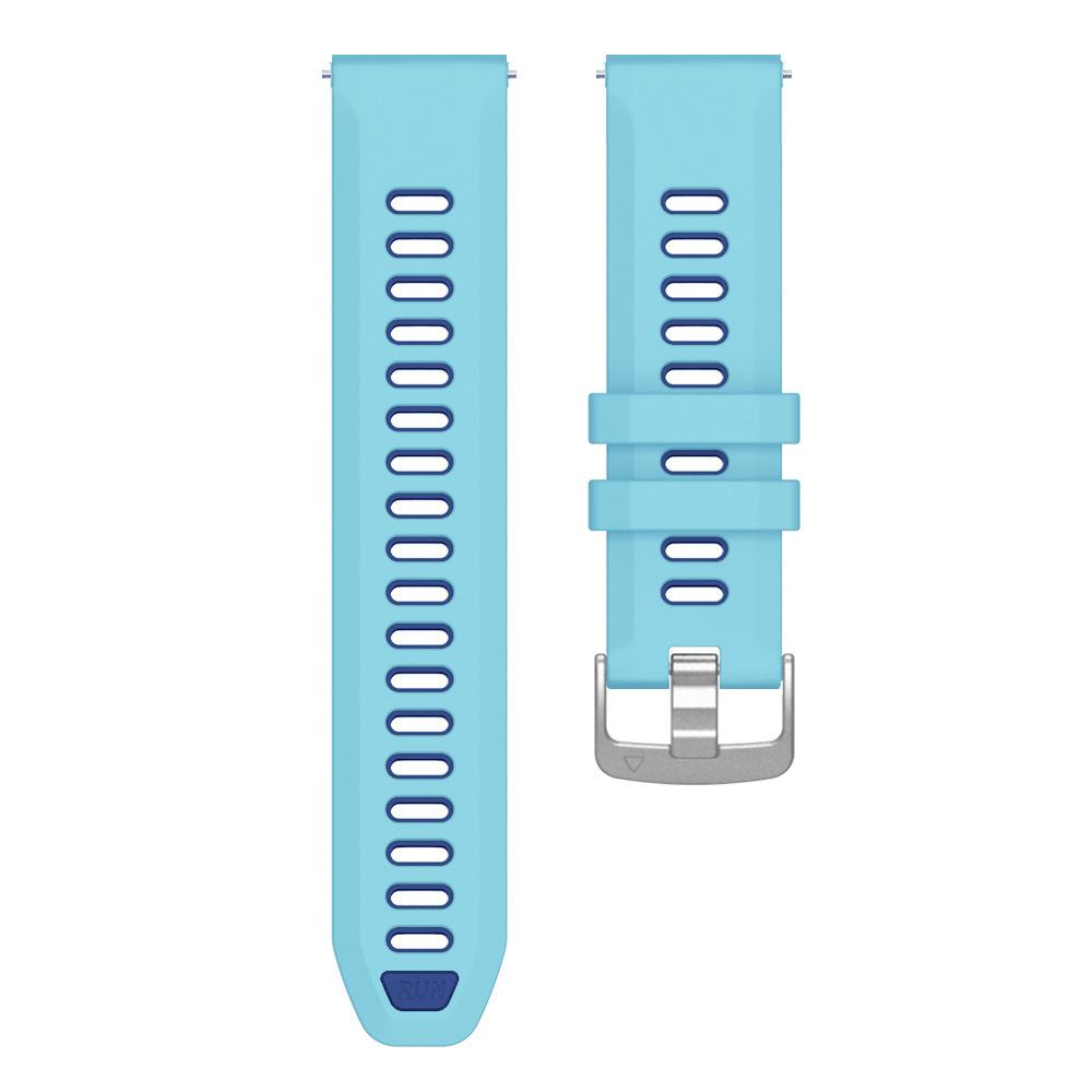 20mm Silicone Watch Strap For Garmin Forerunner 170 70 570(42mm) 645 245 165 158 55 Vivoactive 5, Soft Replacement Wrist Band