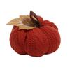 Home Decor Halloween Thanksgiving Harvest Day Knitted Pumpkin Decor Handmade Fall Artificial Pumpkins Fabric Ornament