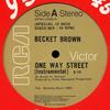 12-дюймовая пластинка BECKETT BROWN / THP ORCHESTRA - One Way Street / Dawn Patrol KPN17059 RCA Victor 1976 Канада Соул/Фанк Б/У