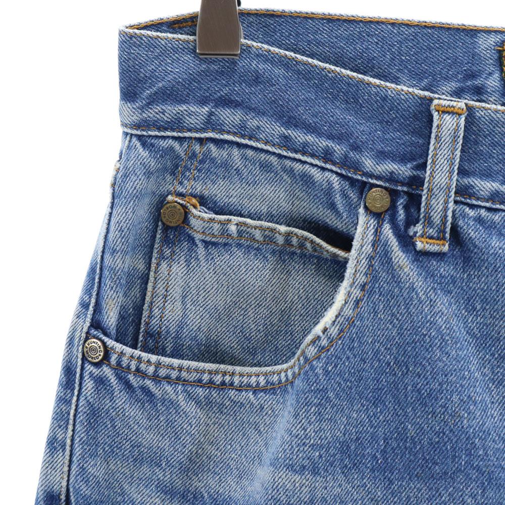 HUNTING WORLD 90-е Сделано в Италии Старые джинсы W30 Синие джинсы Мужские Б/У