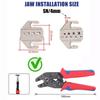 Alloy SN Crimping Pliers Jaw Width 4mm Crimping Terminals Jaw Slot New Terminal Tools