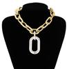 Multilayer Chain Choker Goth Hiphop Rock Necklace for Women Men Jewelry Accessories