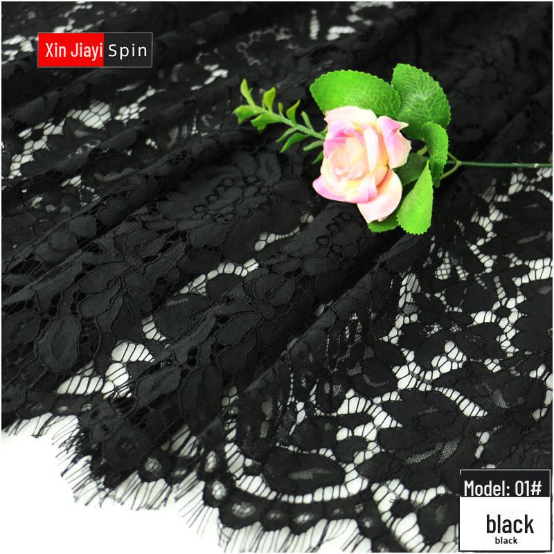 Ткань кружева с полыми кисточками для модных платьев