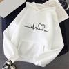Fall Outfits Women Oversized Hoodies Casual Long Sleeve Pullover Drawstring Hooded Sweatshirts