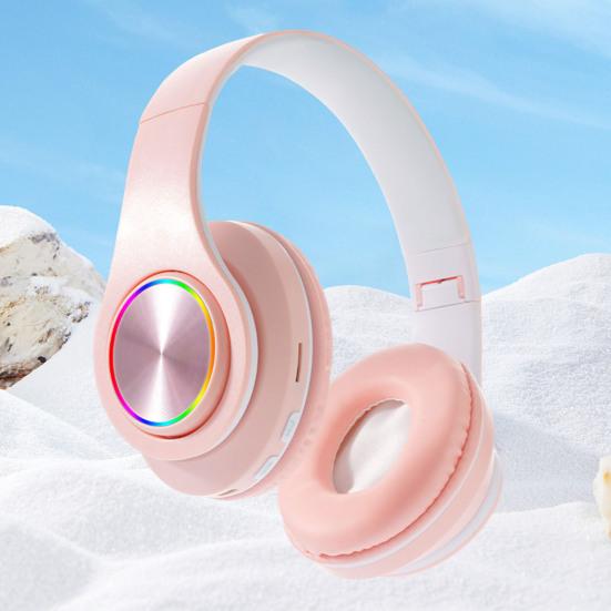 Беспроводные наушники со стабильным соединением, RGB-подсветкой, низкой задержкой, шумоподавлением, глубоким