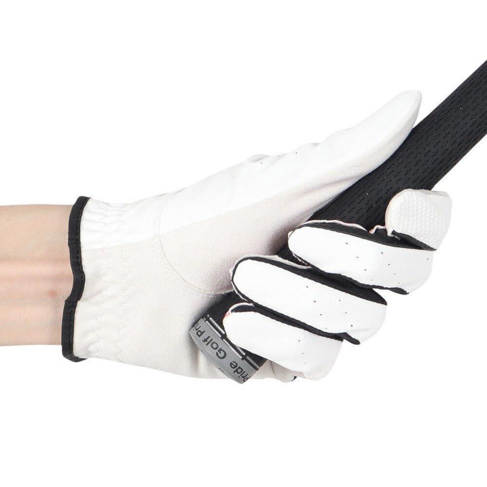 adidas Golf Glove Adizero Glove Men's Durable Soft Grip Synthetic Leather White Lucid Red KVH42 JE7177