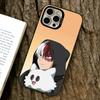 Shoto Todoroki Phone Case For iPhone 17,16,15,14,13,12,11 Plus,Pro Max,XS,Colorful Silver Black Cover