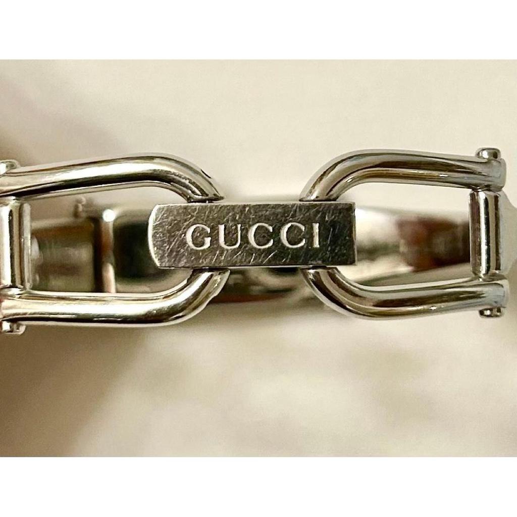 Б/у GUCCI Gucci 1500L Часы-браслет Женские Часы Черный Циферблат Рабочее Состояние
