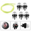 Complete Set 5 For Primer Bulbs with 1M Fuel Line for Various Trimmer Models