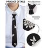 Korean Style Rhinestones Tie Academic Style Decoration Shirt Tie Temperament Long Necktie  Women