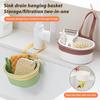 2Pcs Drain Baskets High-Efficiency Filter Easy To Install Automatic Dumping Sink Strainer Baskets Kitchen Trash Catcher
