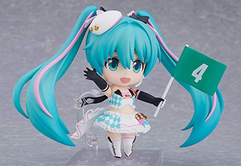 Nendoroid Hatsune Miku GT Project Racing Miku 2019 ABS ПВХ раскрашенная подвижная фигурка Вер.. Немасштабируемый и