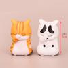 1pc Cover Your Face Cat Figure Cartoon Anime Peripheral Kitten Doll Toy Cake Ornaments