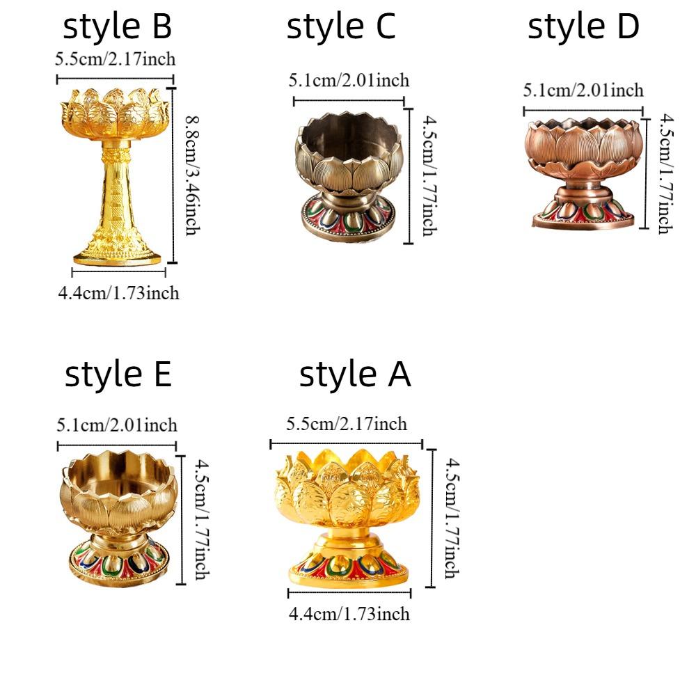 Handicraft Candle Holder Mini Candle Cup Feng Shui Accessories Candle Base  Temple