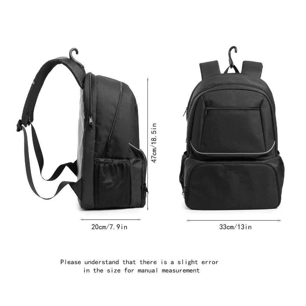 Теннисный рюкзак большой вместимости, двусторонняя сумка для переноски теннисных ракеток, оборудование для упражнений в спортзале