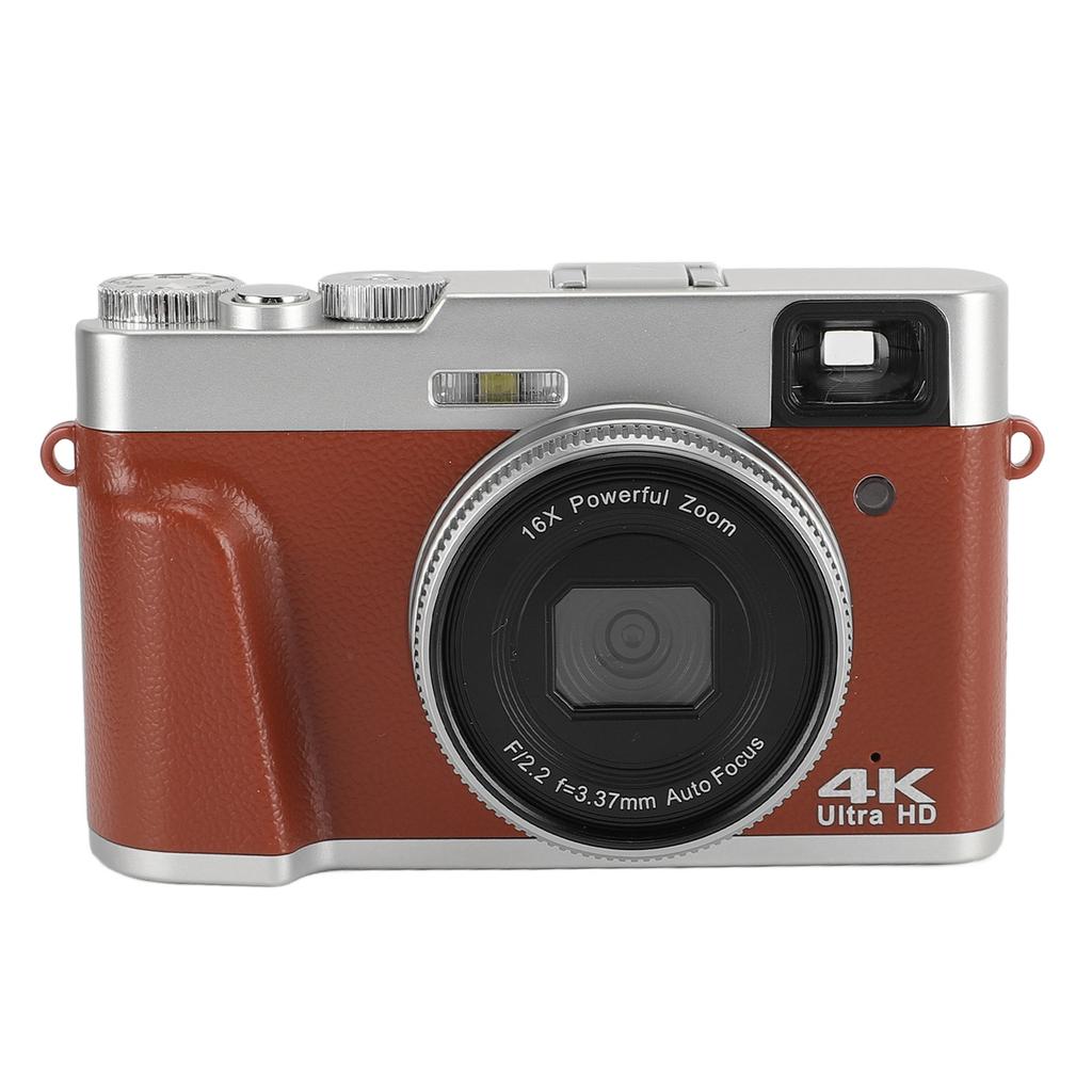 4K 48MP Digital Camera 2.8inch Screen Anti Shake 16X Digital Zoom Video Camera Compact Point and