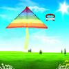 Rainbow Kite With 50M Kite Line Outdoor Kites Kids Toy Kid Gift Garden Cloth Toy