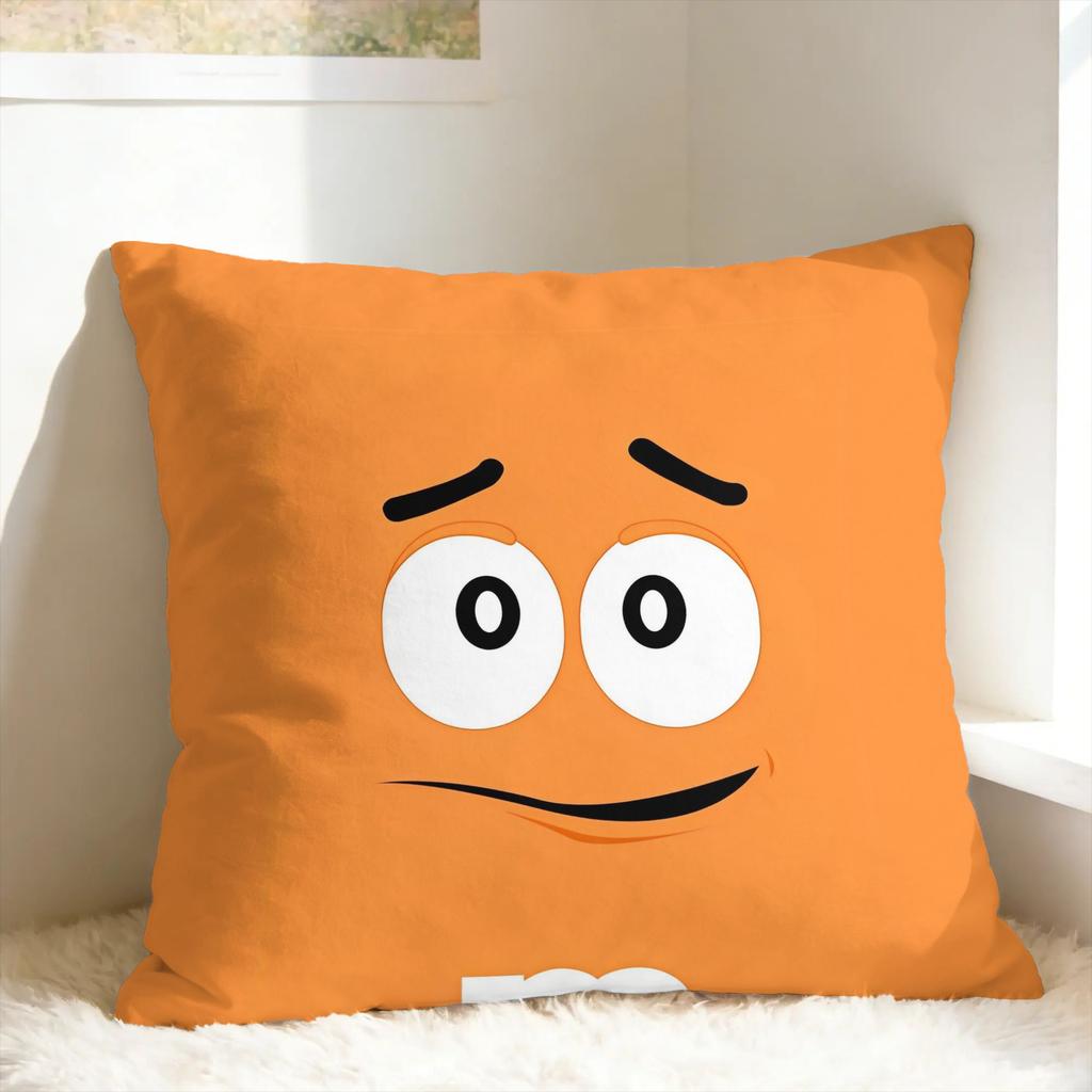 Cartoon MMMS Cute Pillow Cover Retro Trendy Pillow Case For Sofa Car Home Decor Soft Cushion Cover Birthday Present