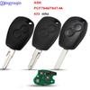 Jingyuqin 2 Buttons Remote Key For Renault Duster Modus Clio 3 Twingo DACIA Logan Sandero Kangoo 433MHz PCF7947/7946/4A Chip