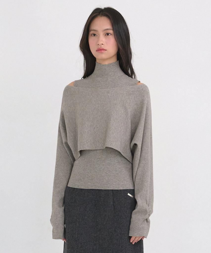MICANE Lavina Sleeveless Boat Neck Knit Set