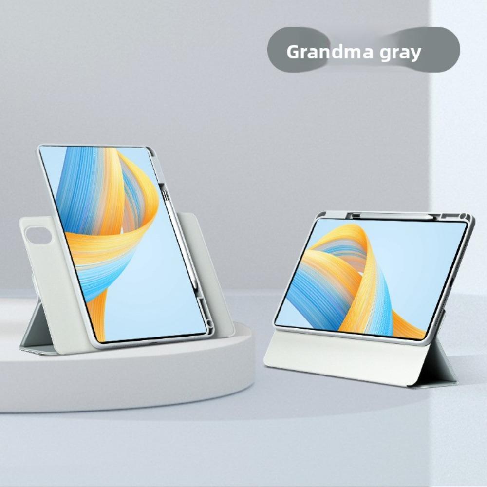 Кожаный чехол для Honor Pad GT2 Pro Magic Pad 3 с вращающимся на 720° магнитным кольцом V96 X7 Split X8A Обложка