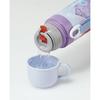Skater Children's Water Bottle, 2-Way, 470ml (Direct Drink) or 430ml (Cup), Disney Frozen Design, Size 25, Girls, Stainless Steel, Insulated, Lightwei